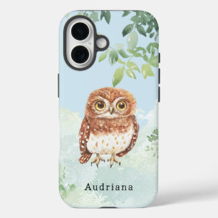 Funda iPhone 16 Animal de la jungla de búho