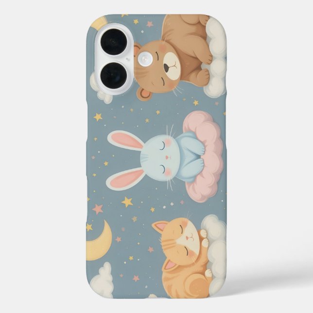 Funda iPhone 16 Animales durmientes en el estuche para iPhone y iP (Reverso )