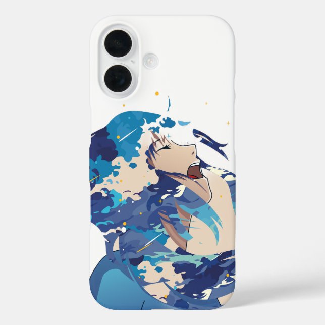Funda iPhone 16 anime (Reverso )