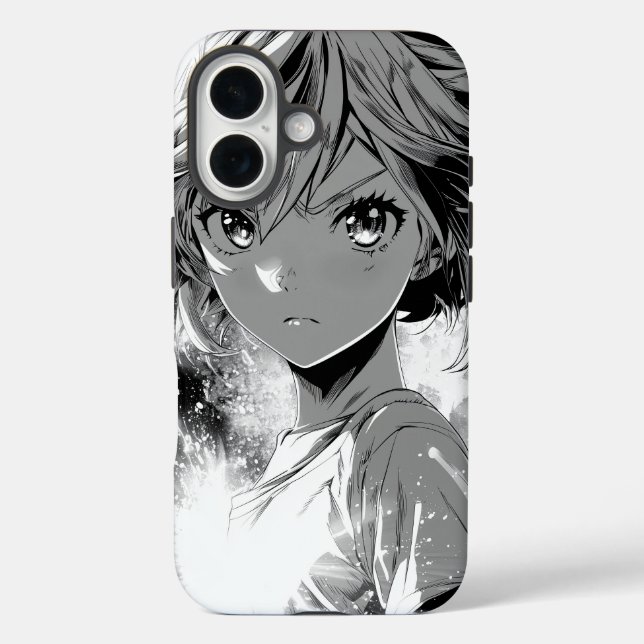 Funda iPhone 16 Anime Comics (Reverso )