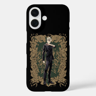 Funda iPhone 16 Anime Draco Malfoy Ornate Frame