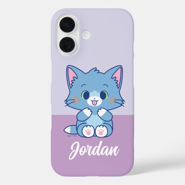 Funda iPhone 16 Anime Tom y Jerry - Tom (Reverso )