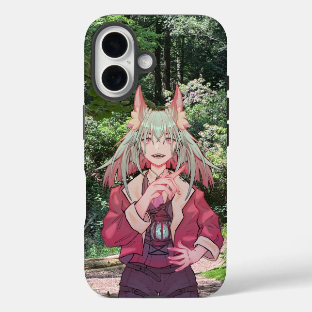 Funda iPhone 16 Anime v Tuber, VTuber, Forrest picture  (Reverso )