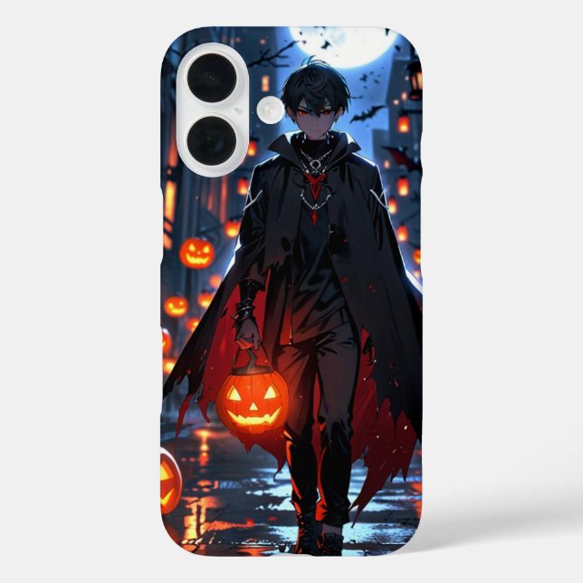 Funda iPhone 16 Anime Vampire Night (Reverso )