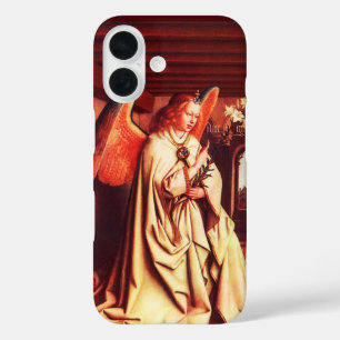 Funda iPhone 16 ANNUNCIACIÓN ANGEL Archangel Gabriel,Jan Van Eyck