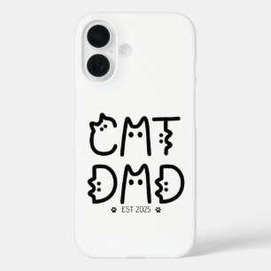 Funda iPhone 16 Año Personalizado de papá de gato