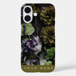 Funda iPhone 16 Antigüedad de Dark Bloom
