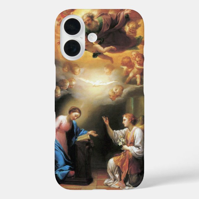 Funda iPhone 16 Anunciación de Anton Raphael Mengs (Reverso )