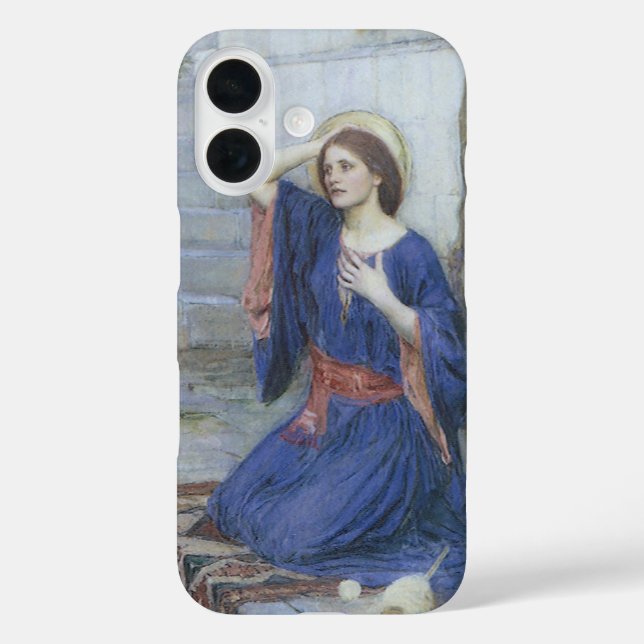 Funda iPhone 16 Anunciación de John William Waterhouse (Reverso )