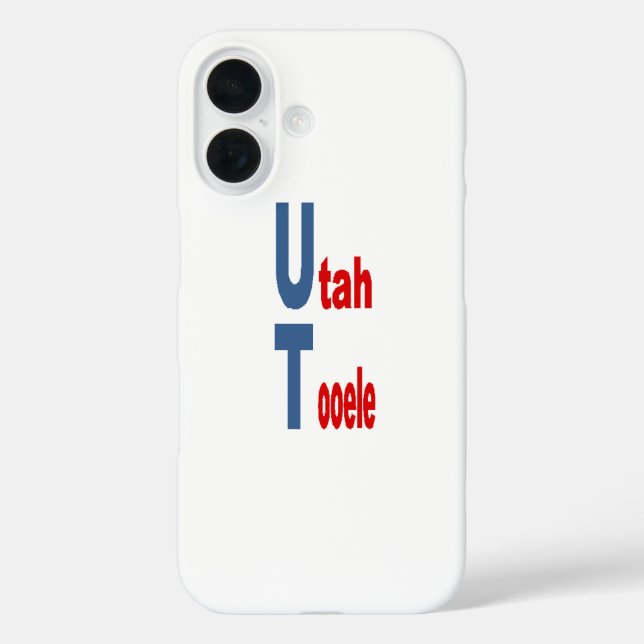 Funda iPhone 16 Apple iPhone 16 Case  UTAH  TOURISM (Reverso )
