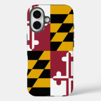 Apple iPhone 16 Funda-Mate con bandera de Maryland