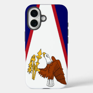 Funda iPhone 16 Apple iPhone 16 Funda-Mate con bandera de Samoa Am