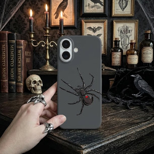 Funda iPhone 16 Araña Viuda Negra Dibujo Original Arte