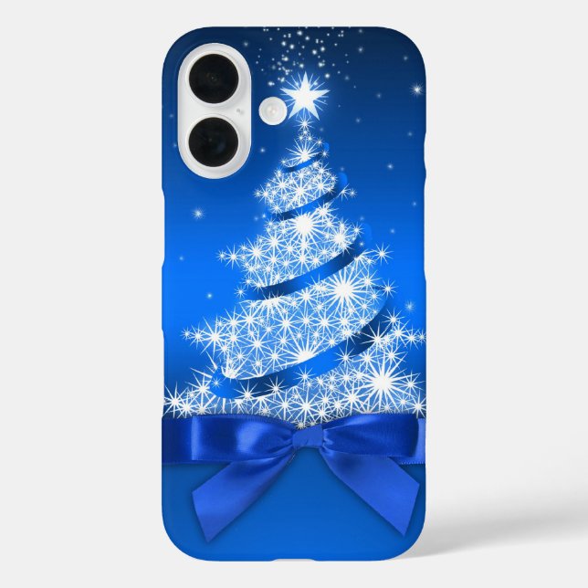 Funda iPhone 16 Árbol de Navidad con reverso falso (Reverso )