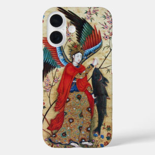 FUNDA iPhone 16 ARCHANGEL RAPHAEL Y PARCHE DE PESCADO