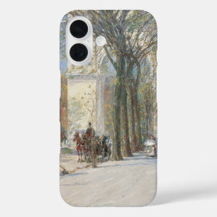 Funda iPhone 16 Arco de Washington, primavera por Frederick Childe