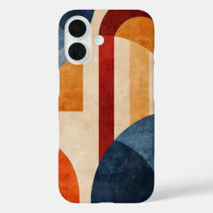 Funda iPhone 16 Arcos geométricos retro