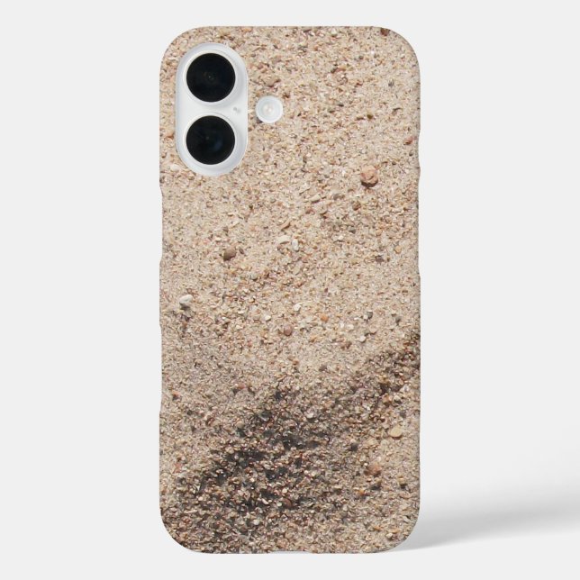 Funda iPhone 16 Arena playa (Reverso )