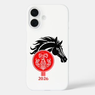Funda iPhone 16 Aries x año del caballo 2026