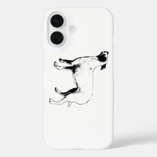 Funda iPhone 16 Armadura de bolsillo, mirando hacia arriba