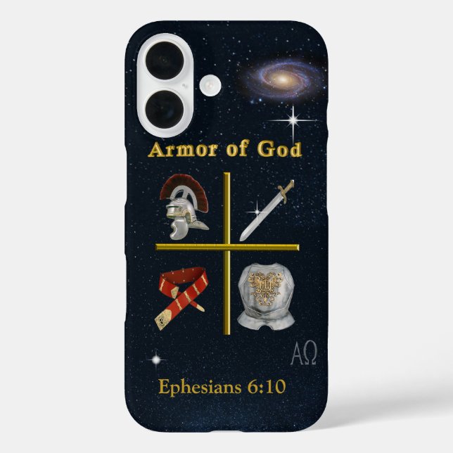 Funda iPhone 16 Armadura de Dios (Reverso )