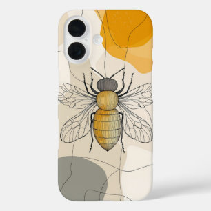 Funda iPhone 16 Armonía de la miel de abeja dorada