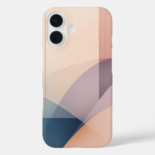 Funda iPhone 16 Armonía Etérea Arte Abstracto Color Pastel Moderno