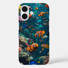 Funda iPhone 16 Arrecife de coral