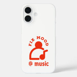 Funda iPhone 16 Arreglar el ánimo @By Music