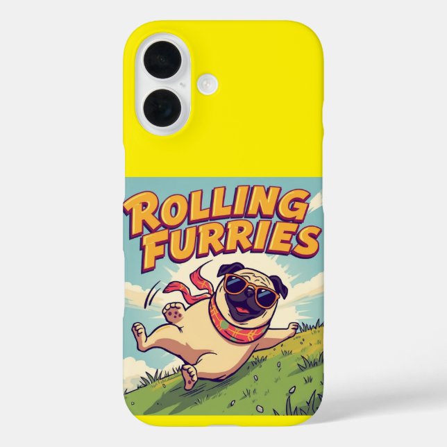 Funda iPhone 16 Arrojando a la felicidad (Reverso )