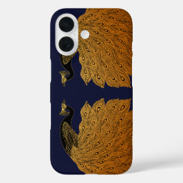 Funda iPhone 16 Art Nouveau Peacock Will Bradley