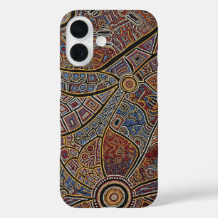 FUNDA iPhone 16 ARTE ABORIGEN