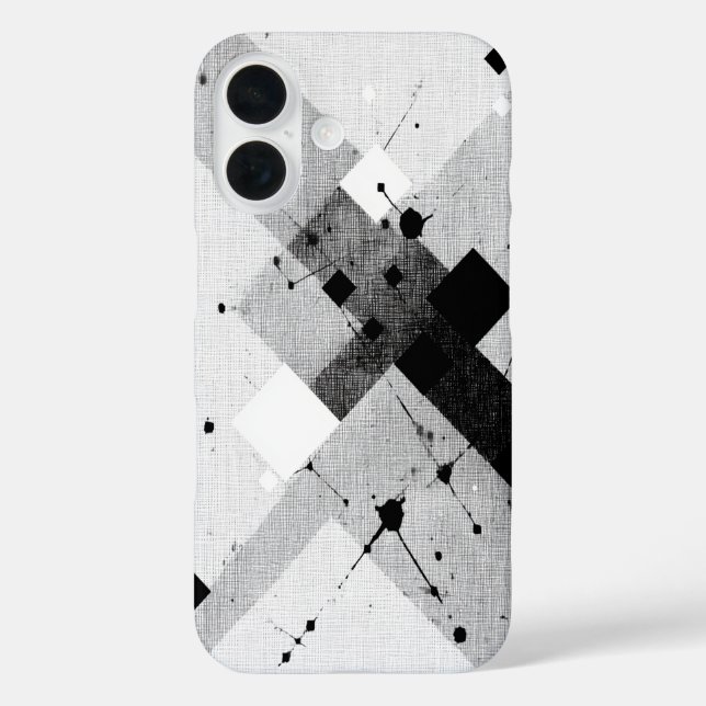 Funda iPhone 16 Arte abstracto (Reverso )
