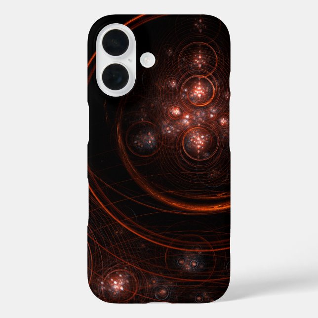 Funda iPhone 16 Arte abstracto de Starlight (Reverso )