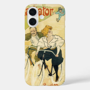 Funda iPhone 16 Arte Antiguo Moderno, Bicicletas Gladiator Cycles