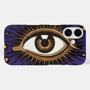 Funda iPhone 16 Arte Celestial Místico del Ojo que Todo lo Ve Vint