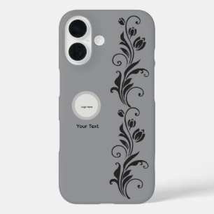 Funda iPhone 16 Arte de Flor Floral Ornamental Elegante