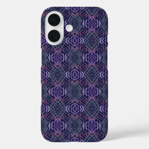 Funda iPhone 16 Arte de patrón abstracto de pinceladas de acuarela