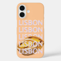 Arte de viajes en Lisboa, Naranja, Portugal Viajes