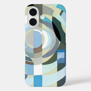 Funda iPhone 16 Arte Deco Vintage Pochoir Formas Geométricas Jazz
