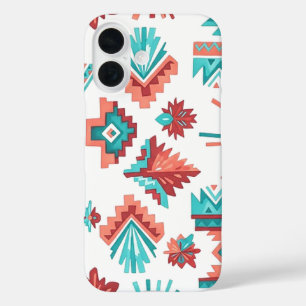 FUNDA iPhone 16 ARTE INDÍGENA NAVAJO TRADICIONAL