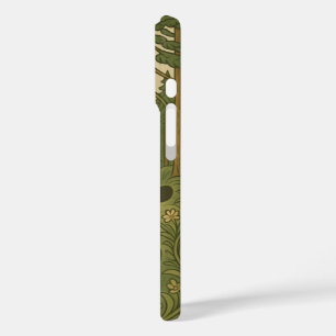 Funda iPhone 16 Arte popular del bosque del lince polaco
