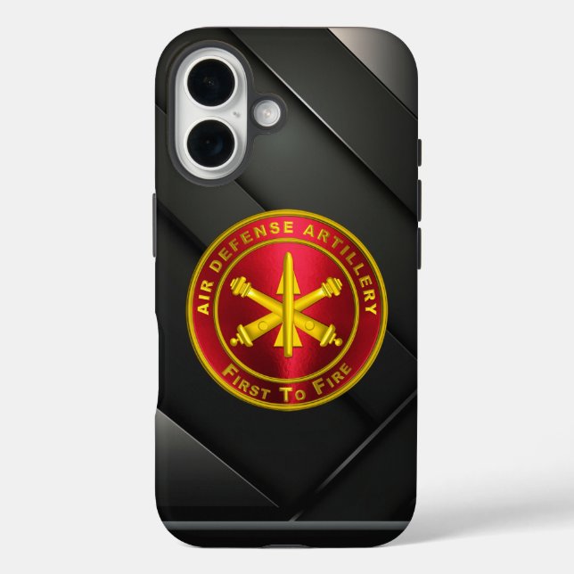 Funda iPhone 16 Artillería de Defensa Aérea ADA (Reverso )