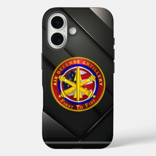 Funda iPhone 16 Artillería de Defensa Aérea ADA (Reverso )