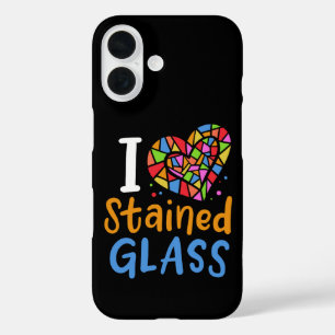 Funda iPhone 16 Artista de Vidrio Teñido Vidrio Teñido
