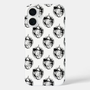 Funda iPhone 16 Asistente de cosecha de oz, retrato de mujer Munch