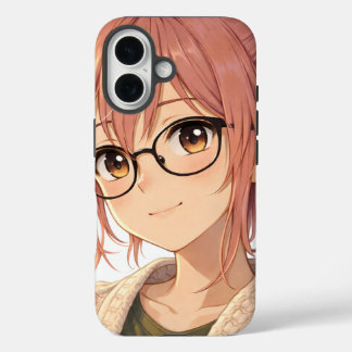 Funda iPhone 16 Aster™ Cute Aesthetic Girl iPhone 16 Case Cozy Vib