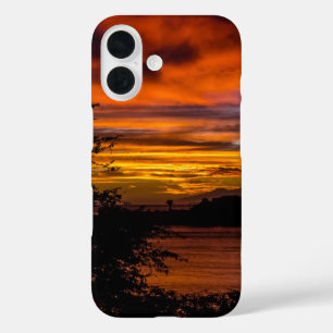 Funda iPhone 16 Atardecer en Praia, Cabo Verde