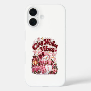 Funda iPhone 16 Atmósfera acogedora de invierno Diseño personaliza
