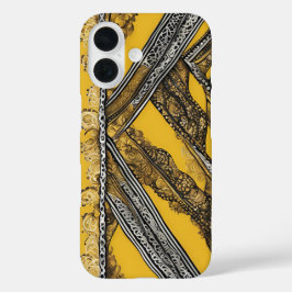 Funda iPhone 16 Atrapado en arte de la IA en Mustard